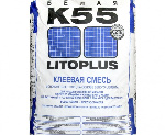 Клей для стеклянной мозаики и плитки LITOPLUS K55